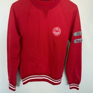 Louis Vuitton Red Crewneck Sweater